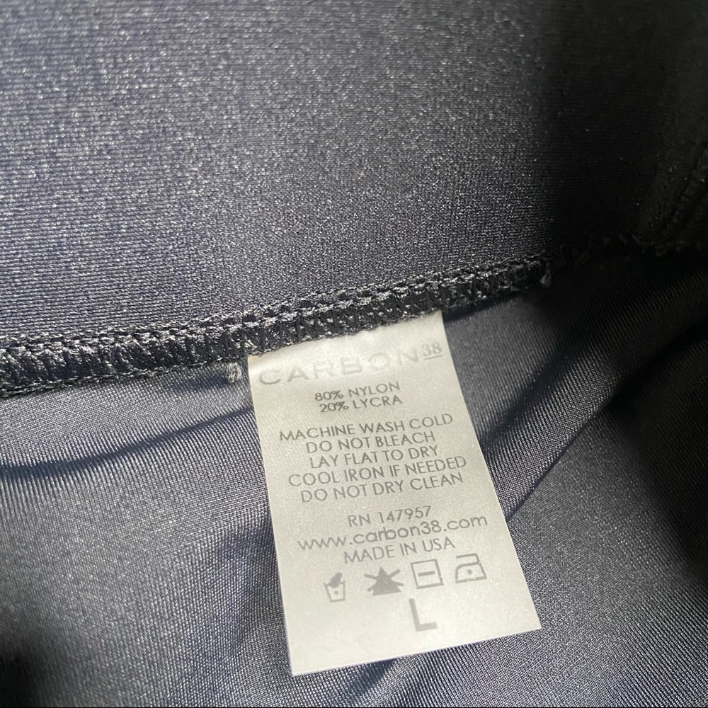 CARBON38 Regular Rise Leggings Takara Shine Black - Picture 7 of 11